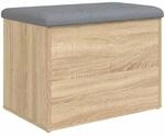 vidaXL Aufbewahrungsbank Sonoma-Eiche 62 x 42 x 45 cm Holzwerkstoff 835042