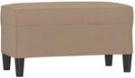 vidaXL Sitzbank Cappuccino-Braun 70x35x41 cm Kunstleder 349396