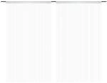 vidaXL Fadenvorh&auml;nge 2 Stk 140 x 250 cm Wei&szlig;