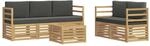 vidaXL Sofagarnituren Massivholz Akazie 3391377