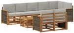 vidaXL Sofagarnituren Massivholz Akazie 3384527