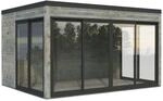 Palmako Holz-Gartenhaus Serena Slide Plus Pultdach Tauchgrundiert