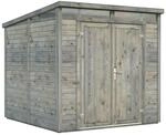 Palmako Holz-Gartenhaus Elias Pultdach Tauchgrundiert 221 cm x 228 cm 4,9 m&sup2;