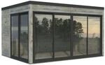 Palmako Holz-Gartenhaus Serena Slide Plus Pultdach Tauchgrundiert
