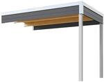 Weka Anbau 2 f&uuml;r Weka Gartenhaus Batu 1 Dark Grey 300 cm x 200 cm
