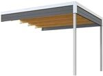 Weka Anbau 2 f&uuml;r Weka Gartenhaus Batu 3 Dark Grey 300 cm x 300 cm