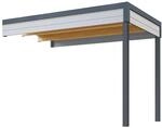 Weka Anbau 2 f&uuml;r Weka Gartenhaus Batu 1 Light Grey 300 cm x 200 cm