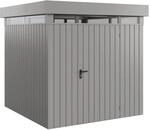 EcoStar Ger&auml;tehaus Euroline Flachdach Lichtband 229 cm x 227 cm Grau 1-flg.