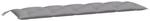 vidaXL Gartenbank-Auflage Grau 180x50x7 cm Oxford-Gewebe 361622