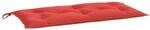 vidaXL Gartenbank-Auflage Rot 100x50x7 cm Oxford-Gewebe 361570