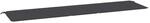 vidaXL Gartenbank-Auflage Schwarz 200x50x4 cm Oxford-Gewebe 47613