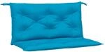vidaXL Gartenbank-Auflagen 2 Stk Hellblau 100x50x7 cm Oxford-Gewebe 361663
