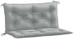 vidaXL Gartenbank-Auflagen 2 Stk Melange Hellgrau 100x50x7 cm Stoff 4002586
