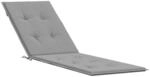 vidaXL Liegestuhl-Auflage Grau 75+105x50x4 cm 314174