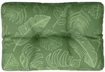 vidaXL Palettenkissen Blattmuster 50x40x12 cm Stoff 360554