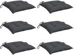 vidaXL Stuhlkissen 6 Stk Anthrazit 40x40x7 cm Oxford-Gewebe 361452