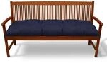 Beautissu Flair BK Bankpolster 120x50x8cm Dunkelblau