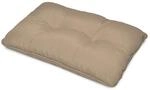 Beautissu Flair Loungekissen Outdoor R&uuml;cken 70x40x12cm Natur