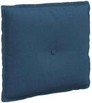 vidaXL R&uuml;ckenkissen Blau 50 x 19 x 45 cm Stoff 42014623