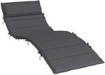 vidaXL Sonnenliegen-Auflage Anthrazit 180x60x4 cm Oxford-Gewebe 361852