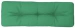 vidaXL Palettenkissen Gr&uuml;n 120x40x12 cm Stoff 360628