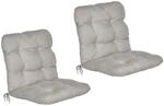 Beautissu Flair NL Niederlehner 100x50x8cm Hellgrau 2tlg
