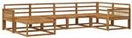 vidaXL Outdoor-Sofagarnitur 6 Stk Natur Massivholz Akazie 3382707