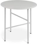 Bomoe Finn Beistelltisch &Oslash; 53x36cm Hellgrau Metall