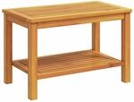 vidaXL Couchtisch Braun 70 x 40 x 45 cm Akazie Massivholz 4108103