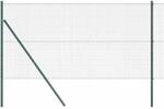 vidaXL Zaunpfosten Gr&uuml;n 10 x 1 m 25 x 25 mm Maschen Stahl 3351693