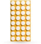 SOTECH Filzgleiter &Oslash;17 x 3 mm Selbstklebend Wei&szlig;