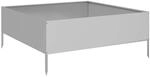 vidaXL Hochbeet 100x100x25 cm Verzinkter Stahl 851036