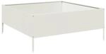 vidaXL Hochbeet Wei&szlig; 100x100x25 cm Stahl 851032
