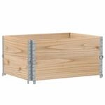 vidaXL Pflanzkisten 80x60 cm Massivholz Kiefer 2106301