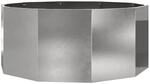 vidaXL Pflanzk&uuml;bel Silber 120 x 120 x 50 cm Edelstahl 883749