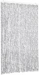 vidaXL Fliegenvorhang Hellgrau und Dunkelgrau 118x220 cm Chenille 4004890