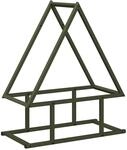 vidaXL Brennholzregal Olivgr&uuml;n 50x25x60 cm Kaltgewalzter Stahl 864314
