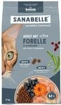 Sanabelle Katzen-Trockenfutter Adult mit Forelle & Blaubeeren 2 kg