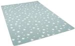 Snapstyle Kinder Spiel Teppich Sterne Mintgr&uuml;n 140x200cm