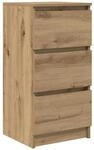 vidaXL Sideboard Artisan-Eiche 37,5x35x76 cm Holzwerkstoff 861732