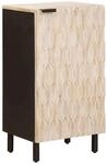 vidaXL Sideboard mit T&uuml;r Wei&szlig;e Gewaschene Oberfl&auml;che 40 x 33 x 75 cm 4017888