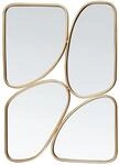 Beliani Dekospiegel DIANCEY Gold 3x70x100