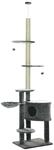 PawHut Kratzbaum Deckenhoch 220-265cm mit Sisals&auml;ulen Spielball