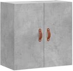 vidaXL Wandschrank Betongrau 60x31x60 cm Holzwerkstoff 829944
