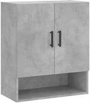 vidaXL Wandschrank Betongrau 60x31x70 cm Holzwerkstoff 829920