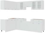 vidaXL 11-tlg K&uuml;chenzeile Wei&szlig; Holzwerkstoff Modell 1