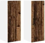 vidaXL K&uuml;chenwandschrank 2 Stk Altholz 30 x 31 x 80 cm Holzwerkstoff 885372
