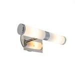 QAZQA Moderne Chrom Wandleuchte 2 Flammig IP44 Bath