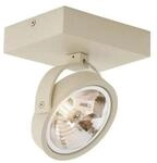 QAZQA Moderne Deckenleuchte Beige G9 Rund Schwenk und Neigbar Go