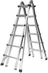 PROREGAL Teleskopleiter 4-Teilig Ohne Traverse 4 x 6 Sprossen
